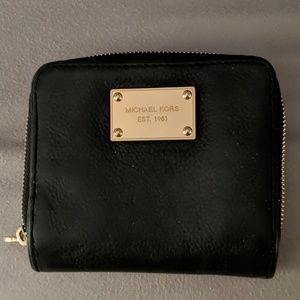 Michael Kors Black Leather Wallet